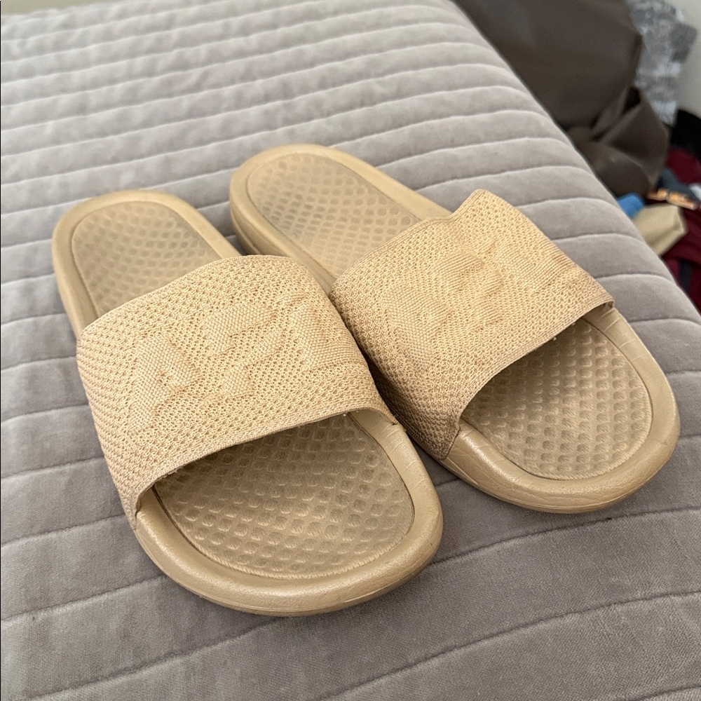 APL Big Logo TechLoom Knit Slide Sandals